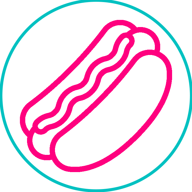 Hot dog icon by Hot dog icons created by juicy_fish - Flaticon