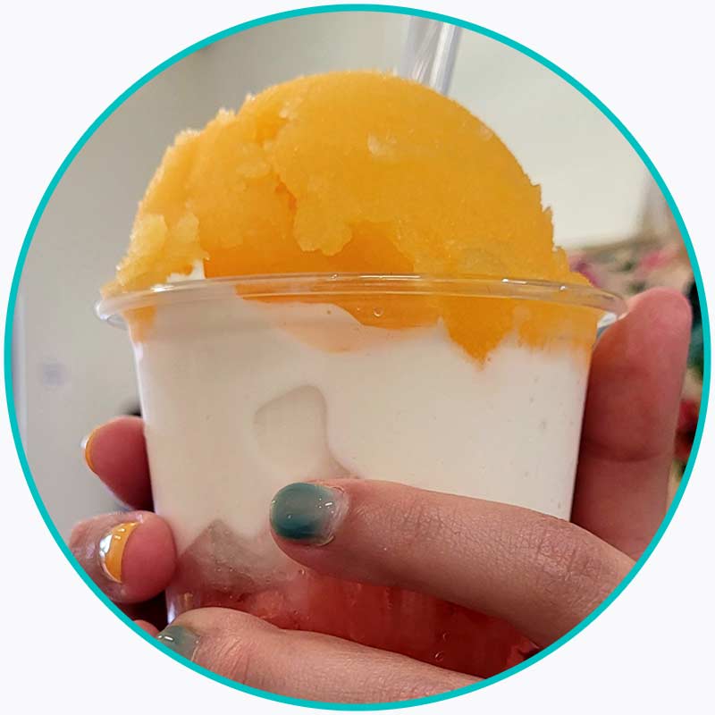 Custom mango vanilla watermelon